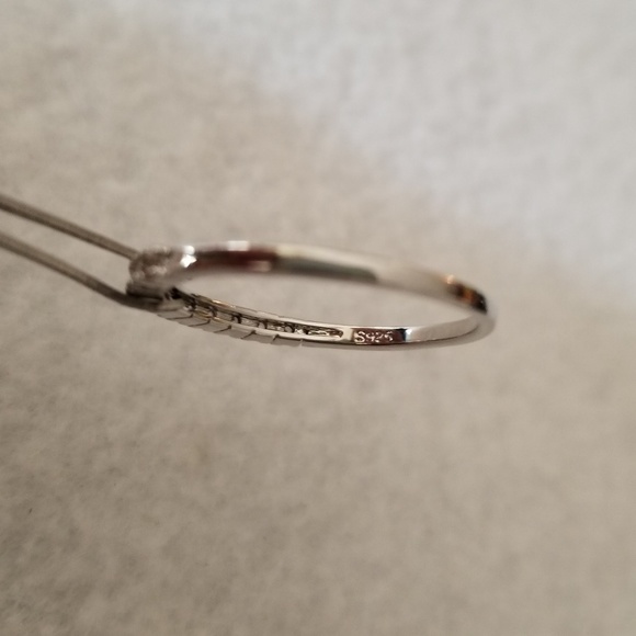 Classic Sterling Pave Band - Picture 4 of 5